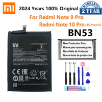 100% Original Xiao Mi BN53 5020mAh Phone Battery For Xiaomi Redmi Note 9 10 Pro Note9 Pro With Fast Charging Batteries Bateria