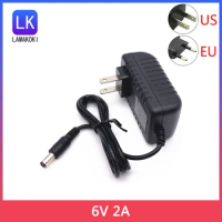 6V 2A Video Recorder LED Switching Power Adapter Massage Chair Fan Motor 6V 2000MA Universal Charger