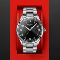 【TISSOT 天梭 官方授權】GENT XL CLASSIC 大三針經典腕錶 母親節 禮物(T1164101105700)