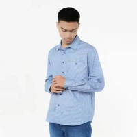 3Second Men's Stripe Shirt Long Sleeve Regular Fit Cotton Doods HP-020326 M