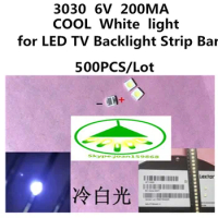 500PCS/Lot For led tv backlight 3030 6V kit electronique led led for lcd tv repair Assorted pack kit Cool white