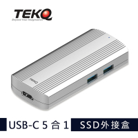 【TEKQ】583 URUS USB-C 5 合 1 外接 M.2 固態硬碟