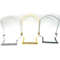 Metal Harmonica Neck Holder Harp Rack Support Bracket for 10 Holes Harmonicas Instruments