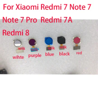 Home Finger Reader Fingerprint Reader Touch ID Sensor Return Key Home Button Flex Cable For Xiaomi Redmi 7 Note 7 N7 Pro 7A 8