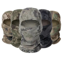Multicam Hunting Hat Military Camouflage Balaclava Tactical Cap Airsoft CS War Battle Full Face Mask Scarf Male Helmet Liner