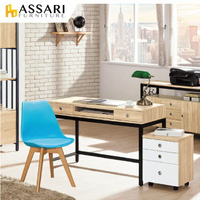 鋼尼爾4尺電腦桌(寬119x深58x高80cm)/ASSARI