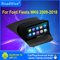 Roadwise Android Auto Radio Multimedia Player Carplay For Ford Fiesta MK6 2009 - 2016 2017 2018 4G Wifi DVD GPS 2din autostereo