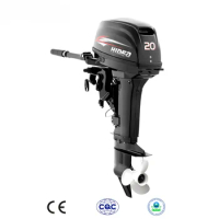 Hidea Chinese Outboard Motor 20hp 2 Stroke Boat Motor Short Shaft Engine Rubber Boat Motor Rear Control Two Cylinders