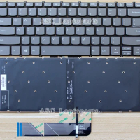 New US QWERTY Keyboard for Lenovo ideapad S530-13IML S530-13IWL S340-13 S340-13IML Gray Black, with BACKLIT