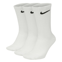【全館滿額折】 Nike 白色 運動 休閒 基本款 長襪 三入組 男女款 H5990【新竹皇家SX7676100】