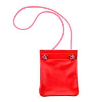 HERMES愛馬仕 經典皮革Aline mini grooming bag (紅色)