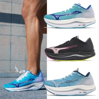 Mizuno 競速跑鞋 Wave Rebellion Flash 2 男鞋 女鞋 雙層中底 波浪片 美津濃 單一價 J1GC2435-51