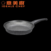 Ideale Chef 意美廚  IC14326F SELECTED 鋼化鑄鋁大理石紋易潔單柄煎鍋 26cm 韓國製造 香港行貨