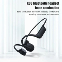 ADZUKI BEAN Earphone Bluetooth 5.3 Bone Conduction - Mendengarkan dengan Aman, Tetap Sadar Lingkunga