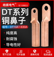 DT銅鼻子電纜接線端子16/25/35/70/95/185/240純紫銅接線耳線鼻子