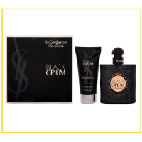 YVES SAINT LAURENT 聖羅蘭黑鴉片濃香水身體旅行套裝 YSL BLACK OPIUM EAU DE PERFUME SPRAY AND BODY LOTION DUO SET
