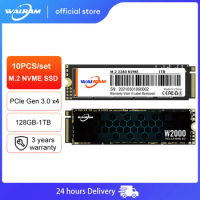 10PCS WALRAM M.2 nvme SSD 128GB 256GB 512GB 1TB pcie3.0 nmve SSD 2TB hard Drive M2 ssd Internal Hard Disk For Laptop Desktop MSI