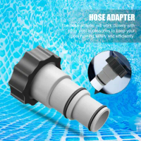 Hose Conversion Adapter for INTEX Filter Pump Port Reusable Hose Connector