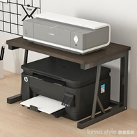 打印機架子桌面小型雙層復印機置物架多功能辦公室桌上主機收納架❀❀城市玩家