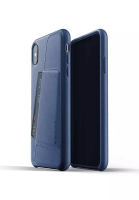 Mujjo Mujjo Full Leather Wallet Case for iPhone XS Max Monaco Blue Casing Handphone Apple