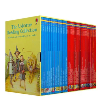 40 Books/Set Usborne My Third Reading Library Collection English Picture Storybook to Help Your Child Grow as a Reader