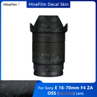 for Sony E 1670 f4 Lens Decal Skins SEL1670Z Lens Wrap Cover for Sony E 16-70mm F4 ZA OSS Lens Premium Sticker 16-70 F4 Skin