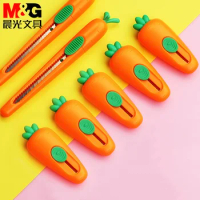 M&amp;G Pocket Fruit Carrot Utility Knife Mini Kawaii нож Portable Craft Wrapping Box Paper Envelope Cutter Letter Opener Tools