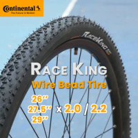 Continental RaceKing Wire Bead Tyres 26/27.5/29 Mountain Bike Tires 180TPI Cross Cuntry/Racing Anti Puncture Bicycle Steel Wire