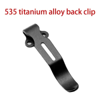 Custom Titanium Alloy Knife Deep Carry Pocket Back Clip For Benchmade Bugout 535 940 Griptillian Emerson Commander ProTech ZT