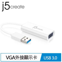 【現折$50 最高回饋3000點】j5create JUA214 USB 3.0 to VGA外接顯示卡