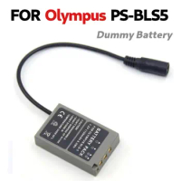 BLS-5 DC Coupler PS-BLS5 Dummy Battery Adapter For Olympus Cameras PEN E-PL7 E-PL5 E-PM2 Stylus1 1S OM-D E-M10 E-M10 Mark II