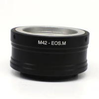 Camera lens Adapter Ring for M42 42mm Screw Mount Lens to Canon EOS EF-M Mount Mirrorless Body M1 M2 M3 M5 M6 M10 M50 M100