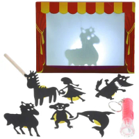 DIY Puppet Show Children's Theater Shadow Puppets For Kids Hand Theatre Puppetry Craft Educational Toy Set
