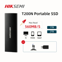 HIKSEMI T200N SSD 512GB 1TB 2TB Portable Solid State Drive USB 3.1 Gen 1 External Storage Compatible