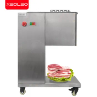 XEOLEO Meat Slicer machine Commercial Slicer machine Meat cutter Stainless steel 2~20mm thickness Slicing Machine 550W 110/220V