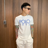 美國百分百【全新真品】Ralph Lauren T恤 RL 短袖 圓領 T-shirt Polo 白色 BK98
