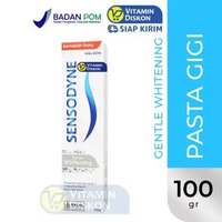 SENSODYNE GENTLE WHITENING 100GR | Pasta Gigi, Gigi Sensitif, Mengurangi Noda Gigi, Memutihkan Gigi,