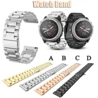 50pcs DHL For Garmin Fenix 3 / HR / 5X watch 26mm Stainless Steel Watch Band + Screwdriver Strap Wrist Bracelet watchband