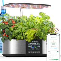 LetPot LPH-Max 21 Pods Hydroponics Growing System, Smart Hydroponics Growing System Indoor Garden, APP &amp; WiFi Controlled