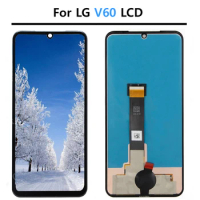 5.8'' Original LCD With Frame For LG V60 ThinQ 5G LM-V600 LCD Display Touch Screen Digitizer Assembly Replacement Parts