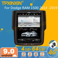 For Dodge Ram 1500 2014 -2019 Screen Android Car Radio 2din Stereo Receiver Autoradio Multimedia Player Gps Navi Head Unit