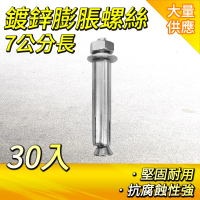 【工具達人】30入 鍍鋅壁虎 內迫壁虎 外迫壁虎 爆炸螺絲釘 內牙壁虎 自攻螺絲 7cm 寬版(190-SUSS7)