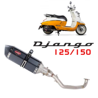 Motorcycle air-cooled For PEUGEOT Django 125 150 exhaust pipe modification Django125 Django150 Yoshimura exhaust pipe