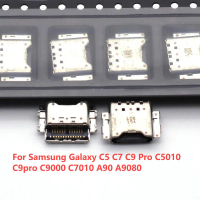พอร์ตเสียบแท่นชาร์จ USB, 5 ชิ้น, 50 ชิ้นสำหรับ Samsung Galaxy C5, C7, C9 Pro, C5010, C9pro, C9000, C