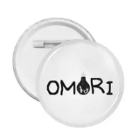 Omori Basil Customizable Soft Button Pin Decor Clothes Hat Jewelry