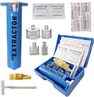 Snake Bite Kit for Humans Bee Sting Kit Venom Extractor Suction Pump Tool Bite and Sting First Aid f