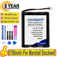 Top Brand 100% New 5700mAh TF18650-2200-1S3PA Battery for Marshall Stockwell Batteries
