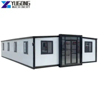 YG Ready Made 40Ft 20Ft Shipping Prefab Container Expandable House Light Steel Folding Prefabricated Home Container 3 Bedroom