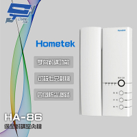 昌運監視器 Hometek HA-86 保全對講室內機 雙向對講 可設七只副機 四個防盜迴路