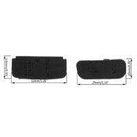 1SET Interface USB AV OUT HDMI-compatible MIC Rubber Door Bottom Cover for Canon 600D 77D 800D Camera New